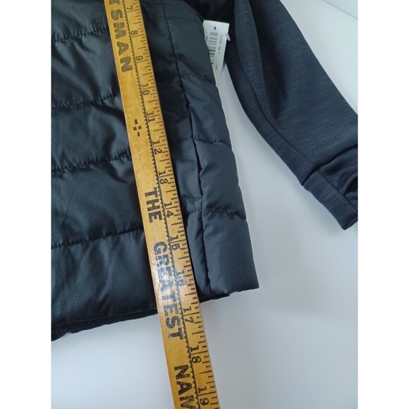 NWT Frost Free Puffer Hooded Jacket w/ Thumb Holes Black Boys XS 5 - Picture 7 of 8